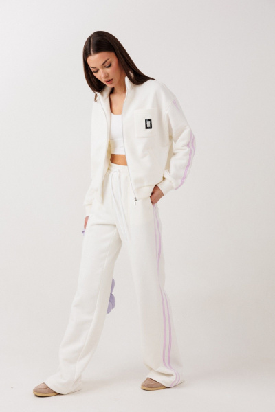 Джемпер V&N Fashion 1129 белый - фото 8