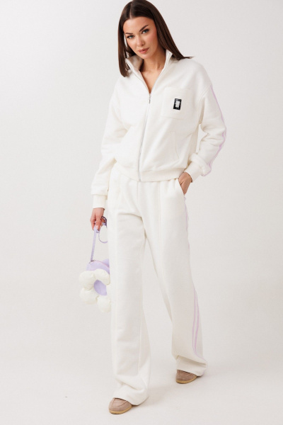 Джемпер V&N Fashion 1129 белый - фото 4