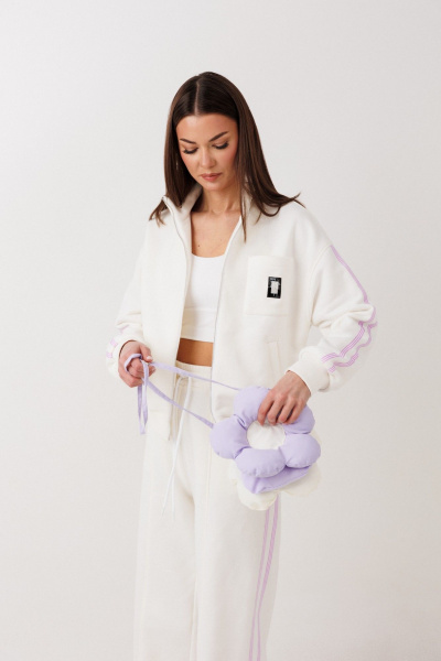 Джемпер V&N Fashion 1129 белый - фото 3