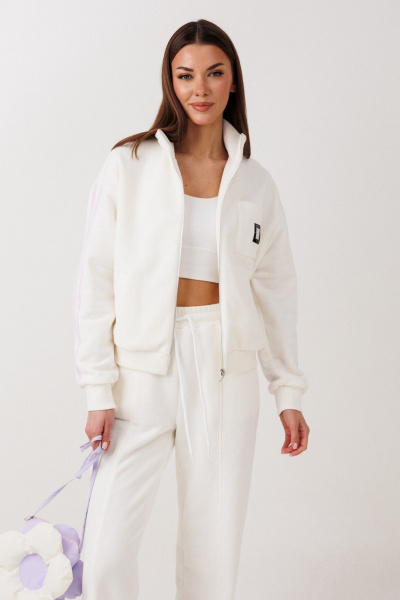 Джемпер V&N Fashion 1129 белый - фото 2
