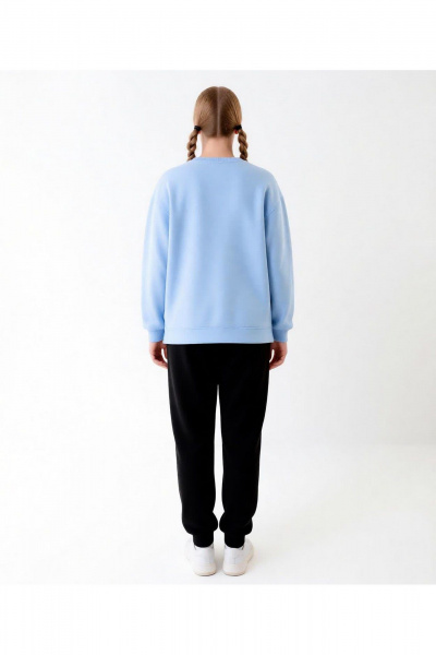 Джемпер Бобруйсктрикотаж 84377 голубой - фото 3