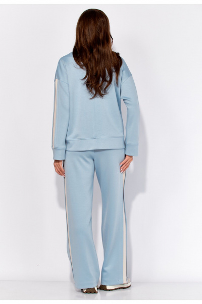 Брюки, жакет, топ TAiER 1420 небесный - фото 8