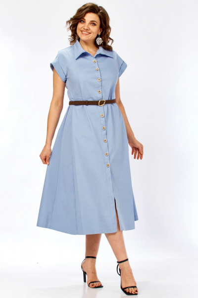 Платье Celentano lite 5085 голубой - фото 6