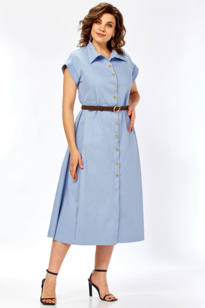 Платье Celentano lite 5085 голубой - фото 5