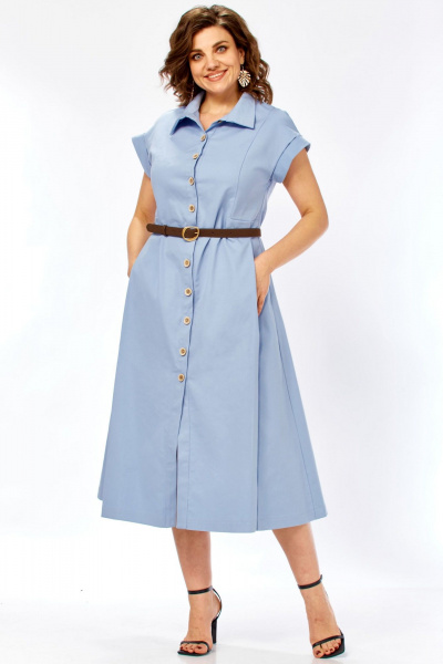Платье Celentano lite 5085 голубой - фото 2