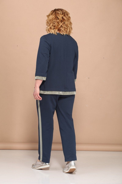 Блуза, брюки Bonna Image 420 синий - фото 4