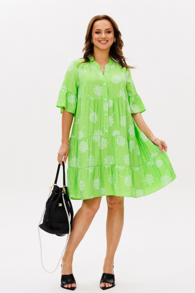 Платье Mubliz 348 зеленый - фото 10