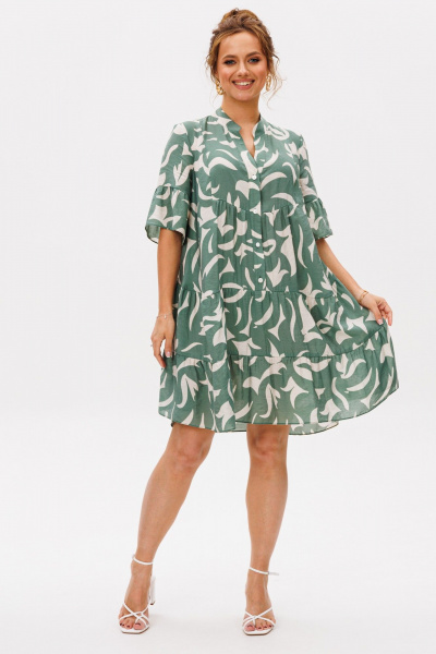 Платье Mubliz 348 олива - фото 27