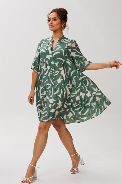 Платье Mubliz 348 олива - фото 26