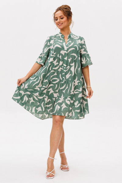 Платье Mubliz 348 олива - фото 25