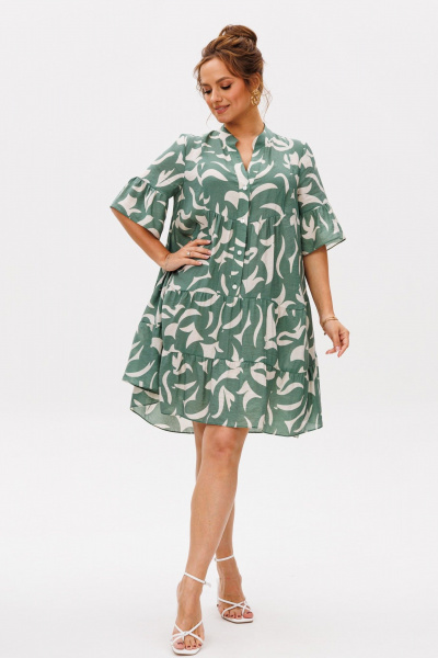 Платье Mubliz 348 олива - фото 23