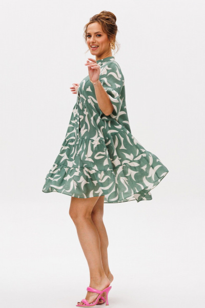 Платье Mubliz 348 олива - фото 17