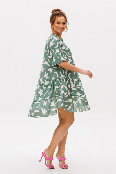 Платье Mubliz 348 олива - фото 15
