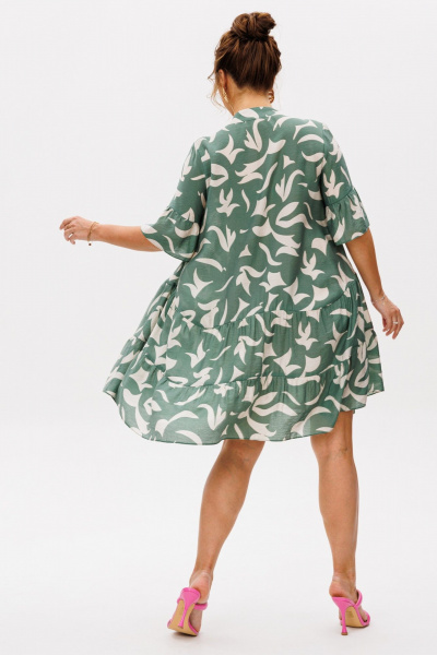 Платье Mubliz 348 олива - фото 14