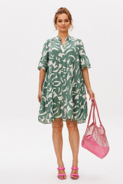 Платье Mubliz 348 олива - фото 8