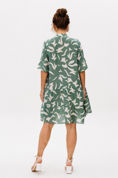 Платье Mubliz 348 олива - фото 3