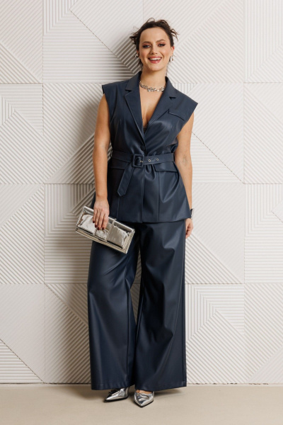 Брюки, жилет Mubliz 305 синий - фото 19