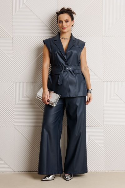 Брюки, жилет Mubliz 305 синий - фото 14