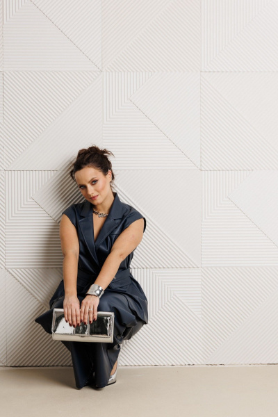 Брюки, жилет Mubliz 305 синий - фото 8