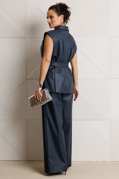 Брюки, жилет Mubliz 305 синий - фото 6