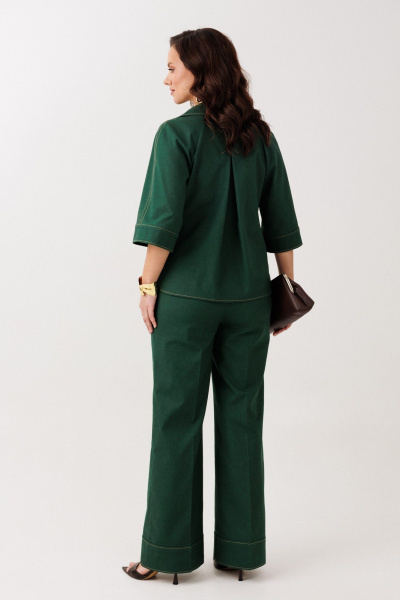 Брюки, жакет Mubliz 329 изумруд - фото 9