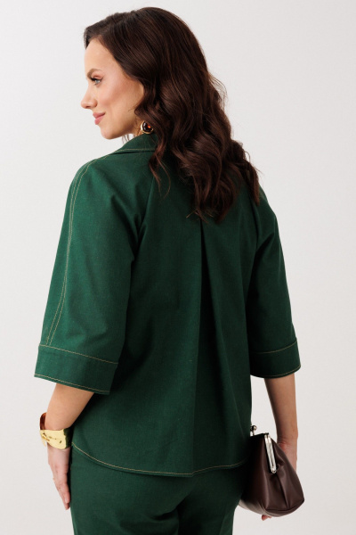 Брюки, жакет Mubliz 329 изумруд - фото 8