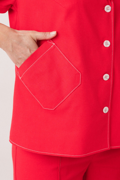 Брюки, жакет Mubliz 329 красный - фото 11