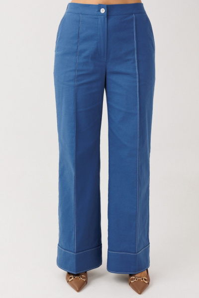 Брюки, жакет Mubliz 329 синий - фото 4