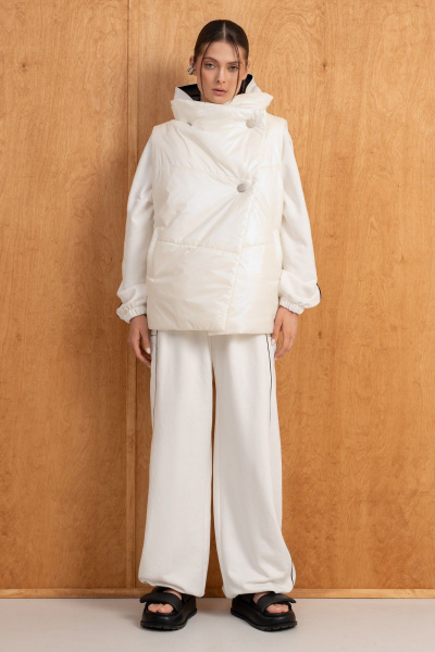 Брюки, жилет, свитшот Luna 286 молоко - фото 1