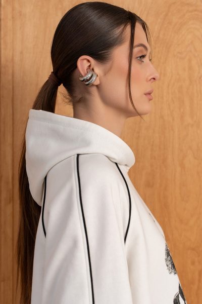 Брюки, жилет, свитшот Luna 286 молоко - фото 10