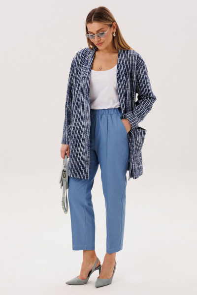 Брюки, кардиган Fantazia Mod 5394 синий - фото 6