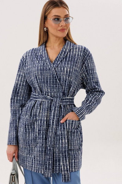 Брюки, кардиган Fantazia Mod 5394 синий - фото 2