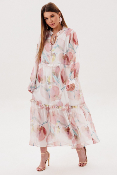 Платье Amberа Style 1130-3 цветы - фото 2
