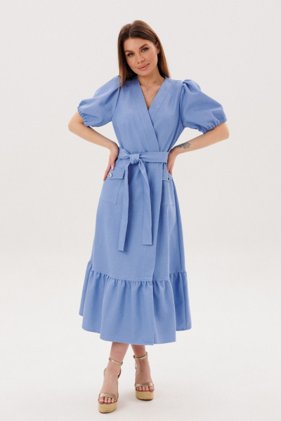 Платье Amberа Style 1143 голубой - фото 1