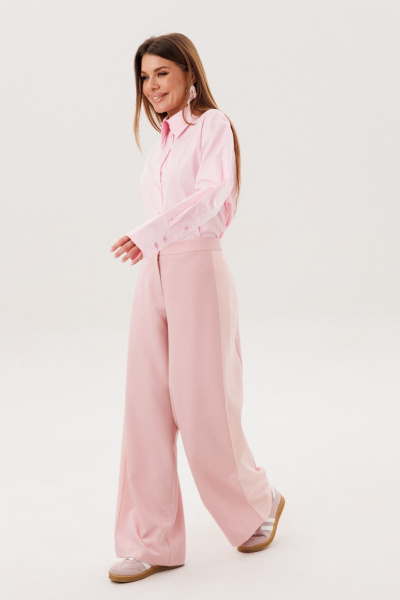 Брюки Amberа Style 1144 пудра - фото 4