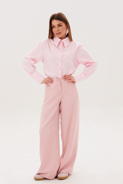 Брюки Amberа Style 1144 пудра - фото 1