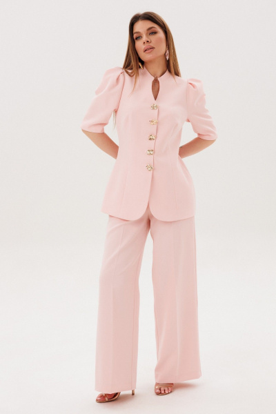 Брюки, жакет Amberа Style 2149-2 пудра - фото 9