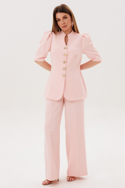 Брюки, жакет Amberа Style 2149-2 пудра - фото 7