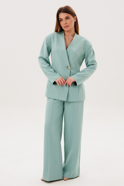 Брюки, жакет Amberа Style 2152 мята - фото 4