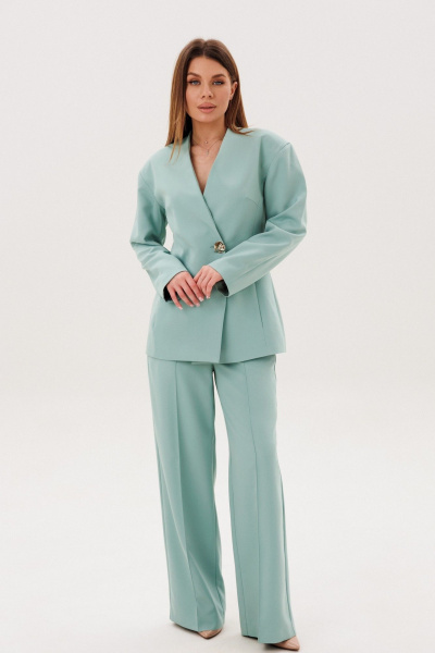 Брюки, жакет Amberа Style 2152 мята - фото 1