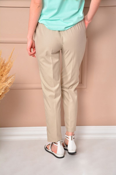 Брюки спортивного стиля с фигурным подрезом и кулиской LM ВИ1019 - фото 4