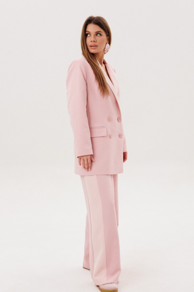 Блуза, брюки, жакет Amberа Style 3024 голубой - фото 5