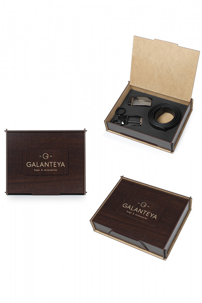 Ремень Galanteya 9525.25с2206к45 1р черный - фото 4