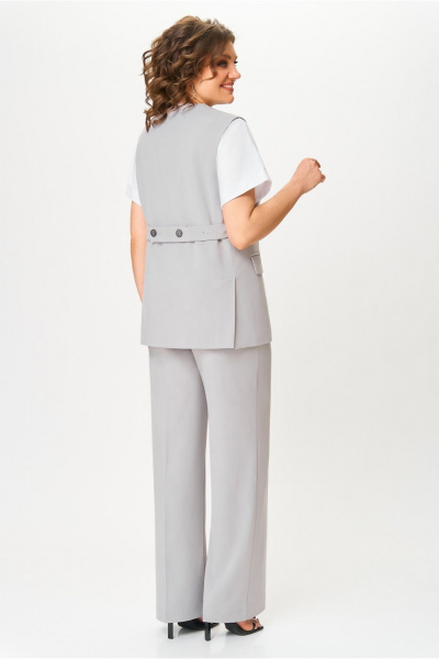 Брюки, жилет DaLi 3715.2 серый - фото 7