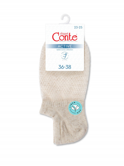 Носки CONTE ACTIVE бежевый 24С-24СП 251 - фото 3