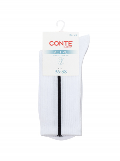 Носки CONTE ACTIVE белый 20С-20СП 965 - фото 1