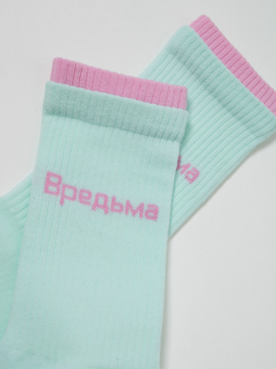 Носки CONTE ACTIVE бледно-бирюзовый 22С-29СП 488 - фото 4