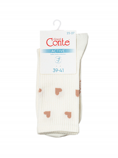 Носки CONTE ACTIVE молочный 20С-20СП 708 - фото 1