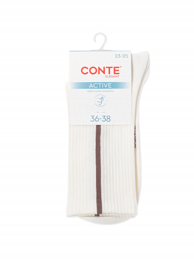Носки CONTE ACTIVE молочный 20С-20СП 965 - фото 1