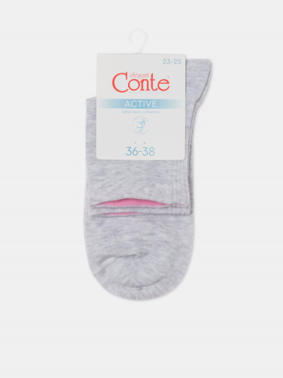 Носки CONTE ACTIVE светло-серый 24С-11СП 599 - фото 1